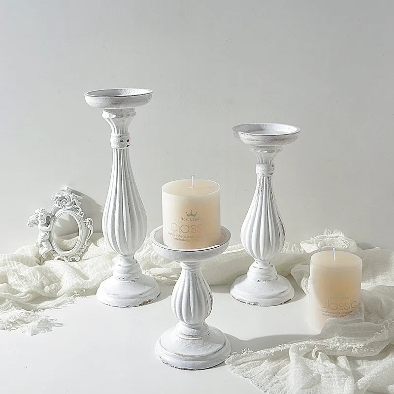 Wooden Halloween Candle Holder