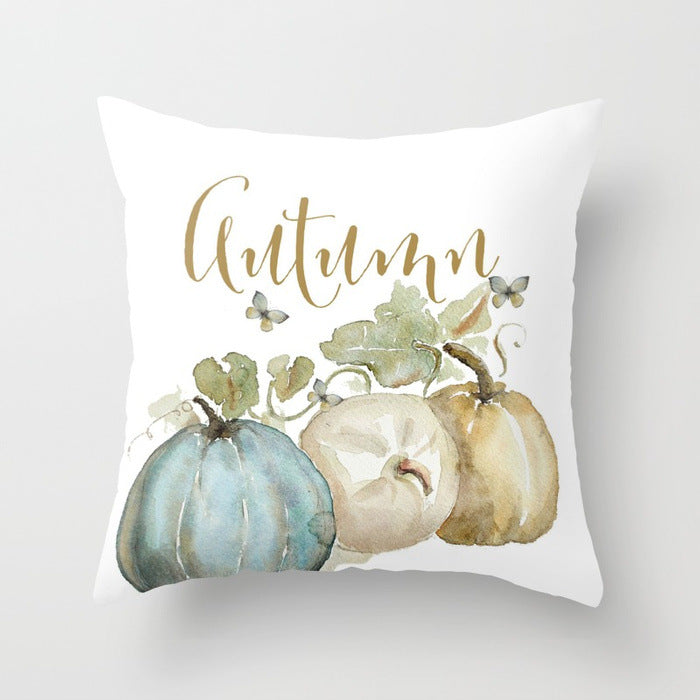 Pumpkin Fall Decorative Pillow Cover
