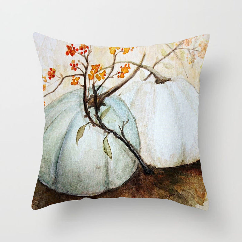 Pumpkin Fall Decorative Pillow Cover