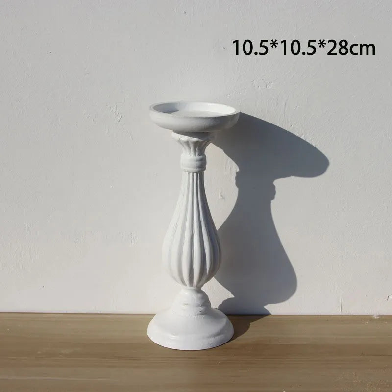 Wooden Halloween Candle Holder