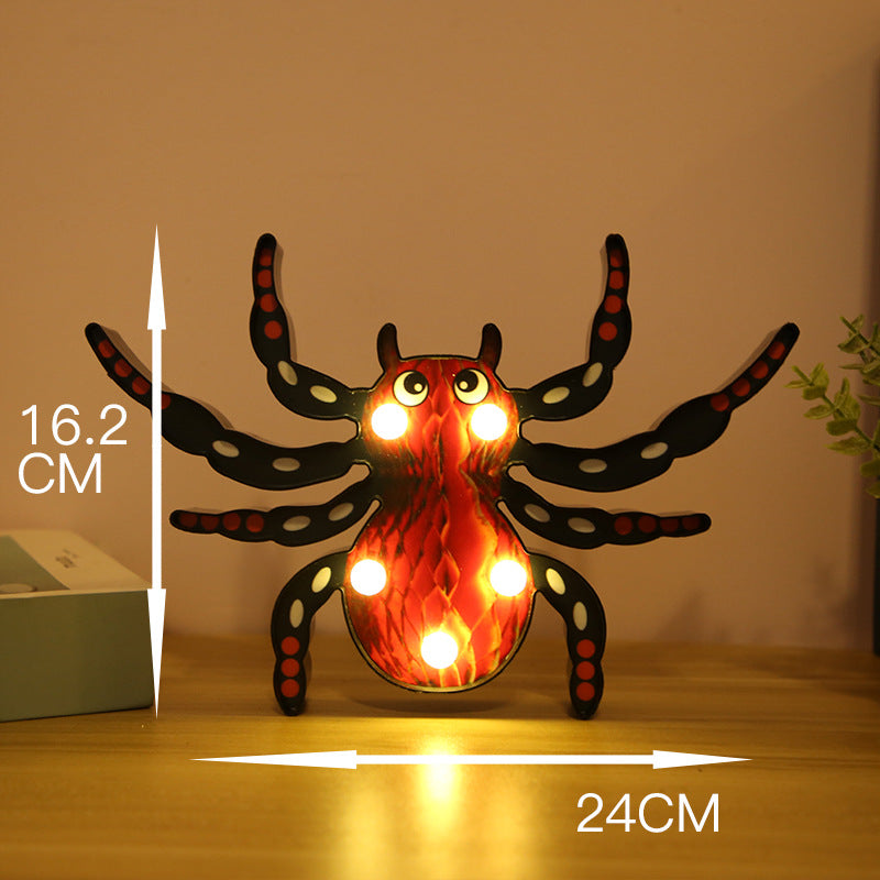 Halloween Pumpkin, Skull & Bat String Lights