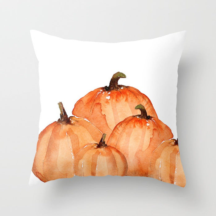 Pumpkin Fall Decorative Pillow Cover