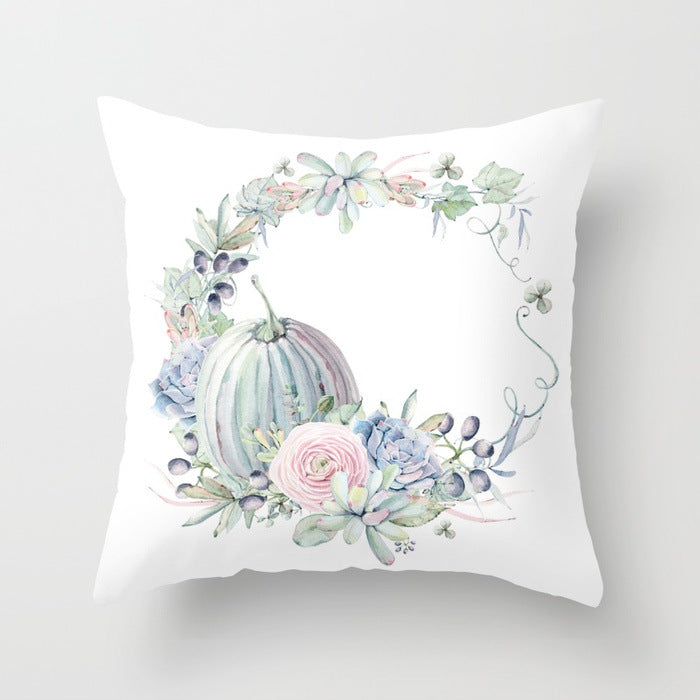 Pumpkin Fall Decorative Pillow Cover