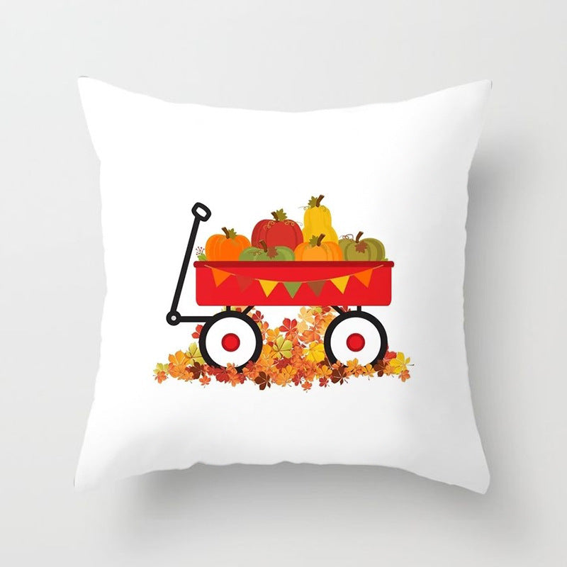 Pumpkin Fall Decorative Pillow Cover