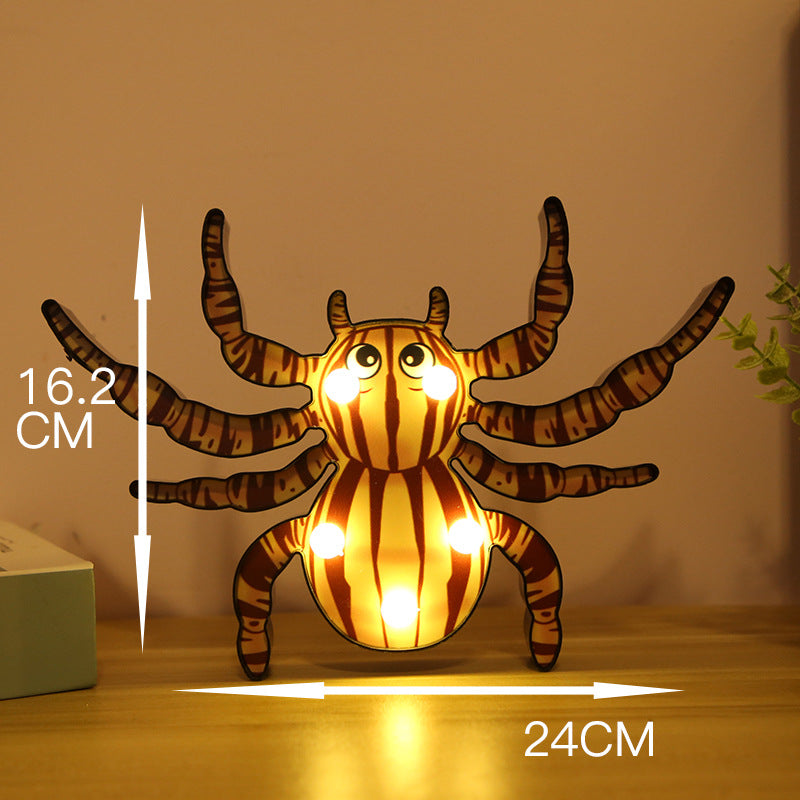 Halloween Pumpkin, Skull & Bat String Lights