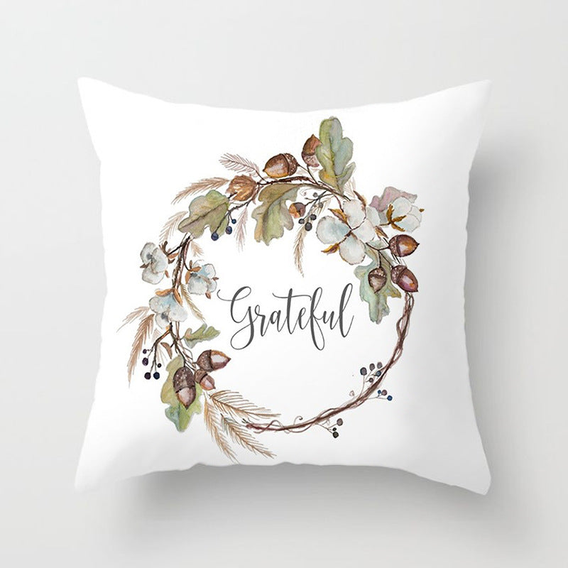 Pumpkin Fall Decorative Pillow Cover