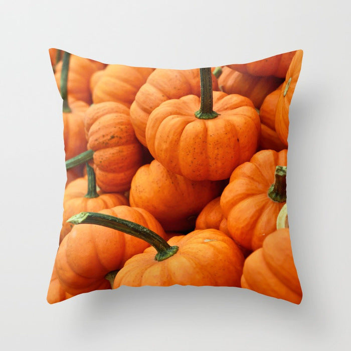 Pumpkin Fall Decorative Pillow Cover