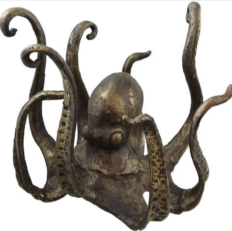 Gothic Resin Octopus Table Decor