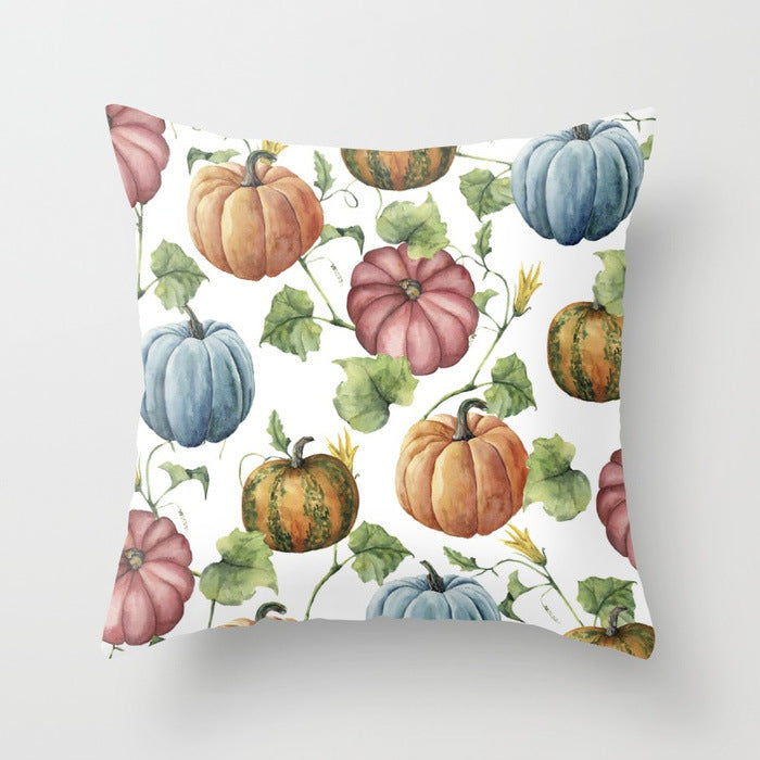 Pumpkin Fall Decorative Pillow Cover