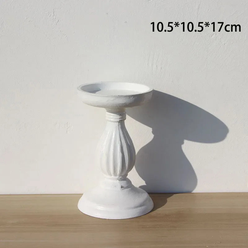 Wooden Halloween Candle Holder