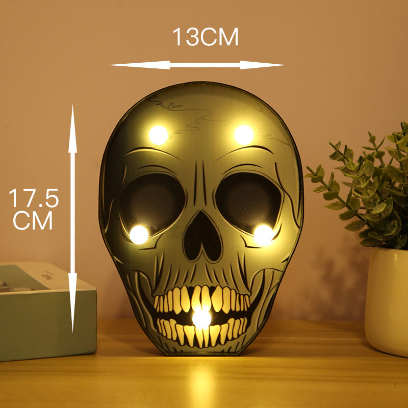 Halloween Pumpkin, Skull & Bat String Lights