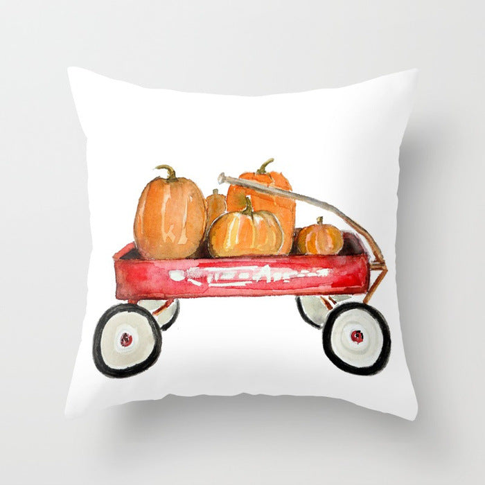 Pumpkin Fall Decorative Pillow Cover