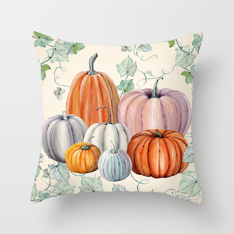 Pumpkin Fall Decorative Pillow Cover