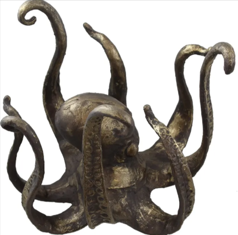 Gothic Resin Octopus Table Decor